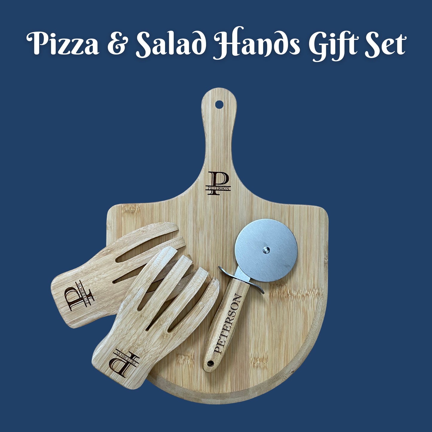 Pizza and Salad Hands Gift Set
