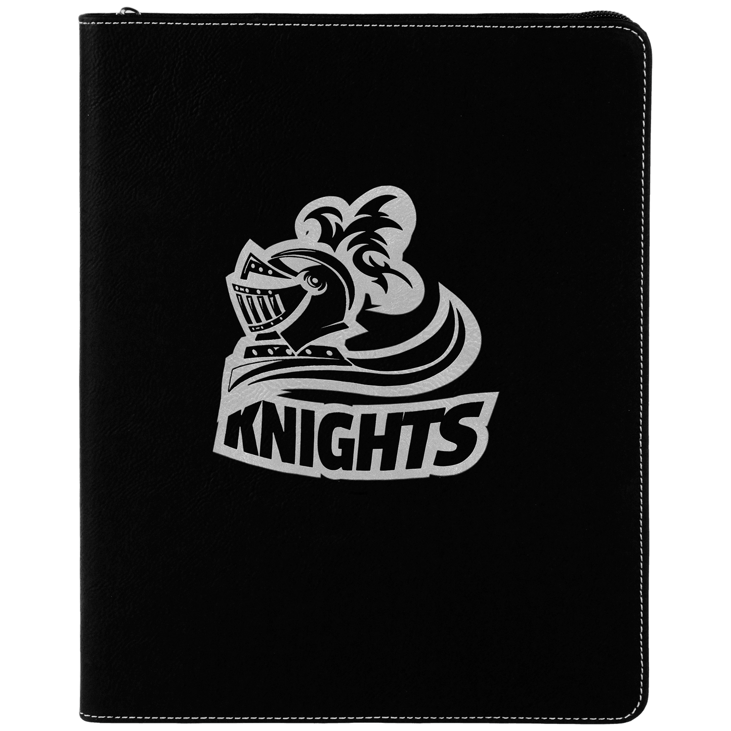 Leatherette Portfolio with Zipper | Personalization Included