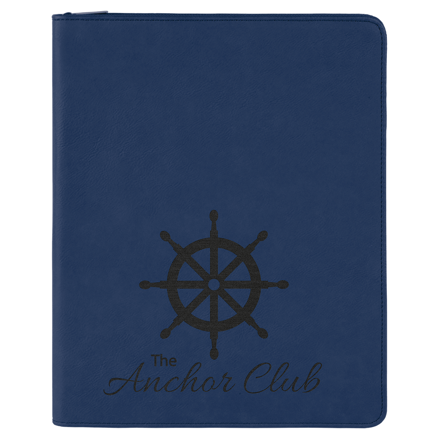 Leatherette Portfolio with Zipper | Personalization Included