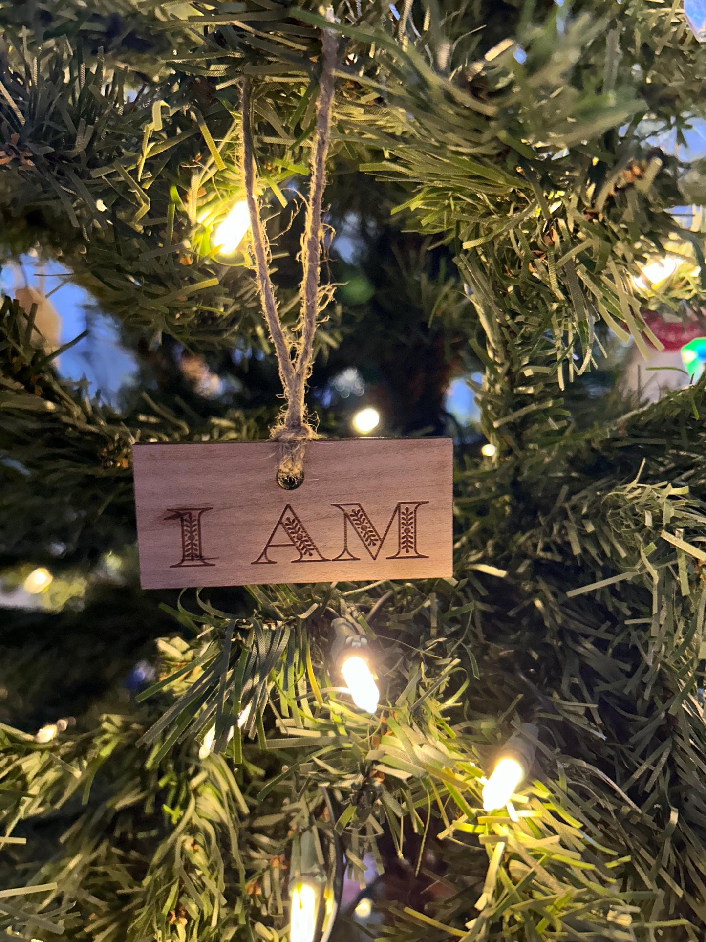 Wooden Ornament Advent Set